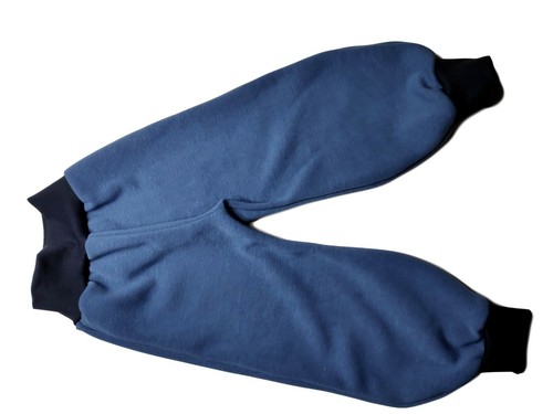 Pumphose jeansblau alpenfleece - pumphose,