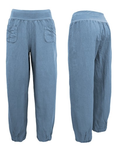 Leinen hose damen 42 - leinen,