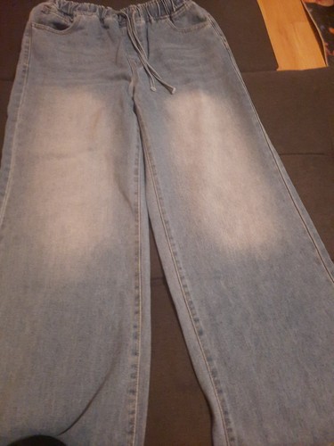 Blaue damen schlaghose mit - damen,