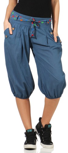 Damen pumphose kurz mit - pumphose,