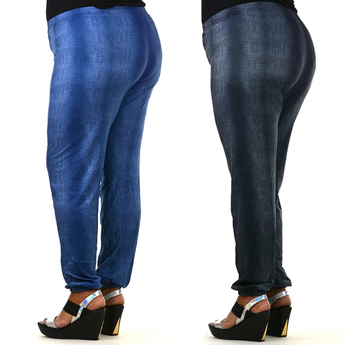 Damen hose jeans optik - damen,